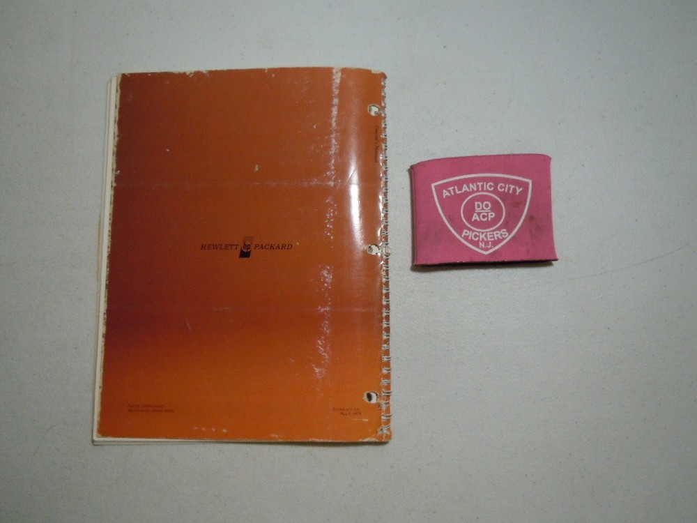 HEWLETT PACKARD SYSTEM 45B DESKTOP COMPUTER OWNER'S MANUAL