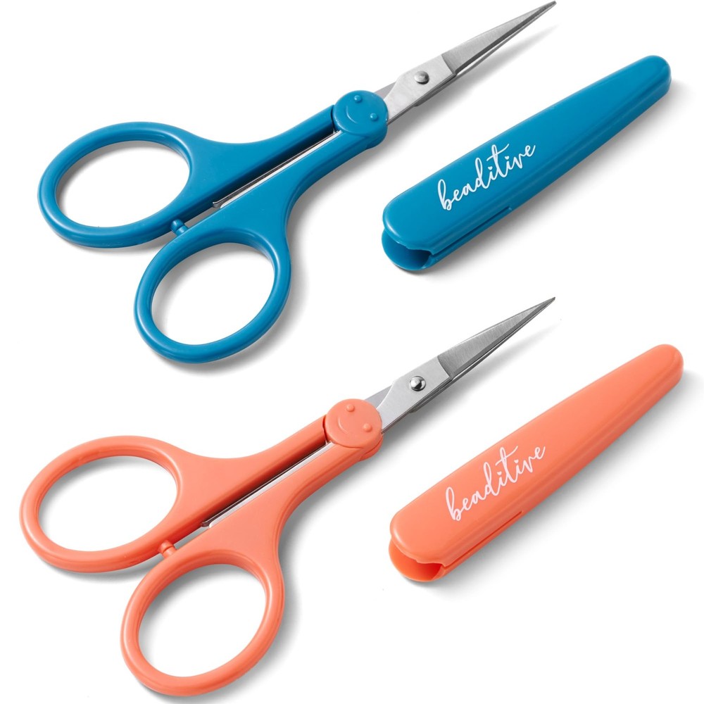High Precision Detail Scissors Set (2-Pc) Sharp, Fine Tips | Paper Cutting, S...