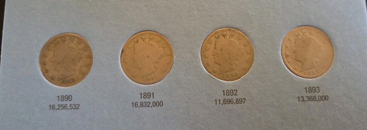 1883-1912 NEAR COMPLETE LIBERTY V NICKEL SET - 29 GOOD+ COINS (ONLY MISSING 4)