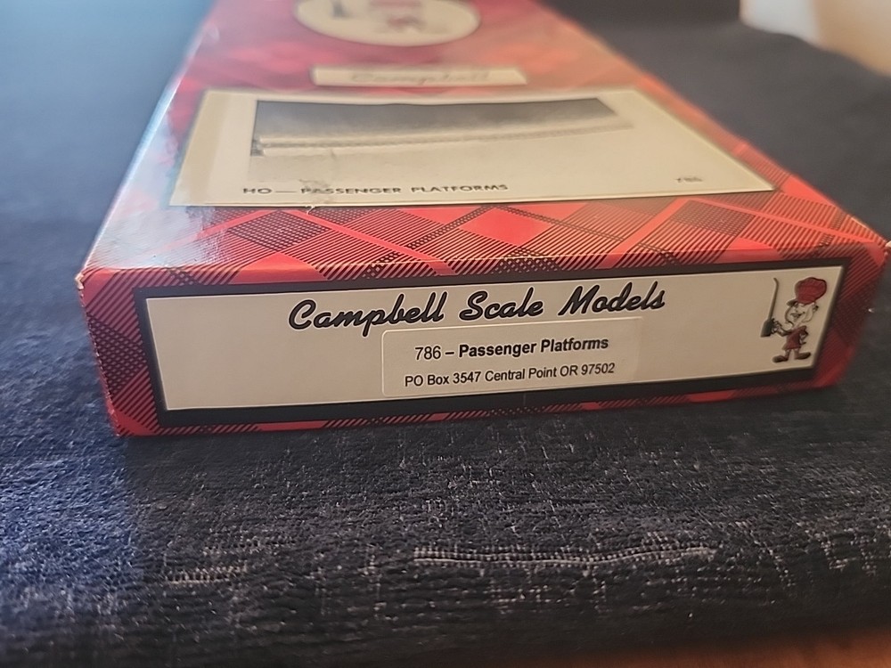 Campbell Scale Models 786, Passenger Platforms, HO Scale, New