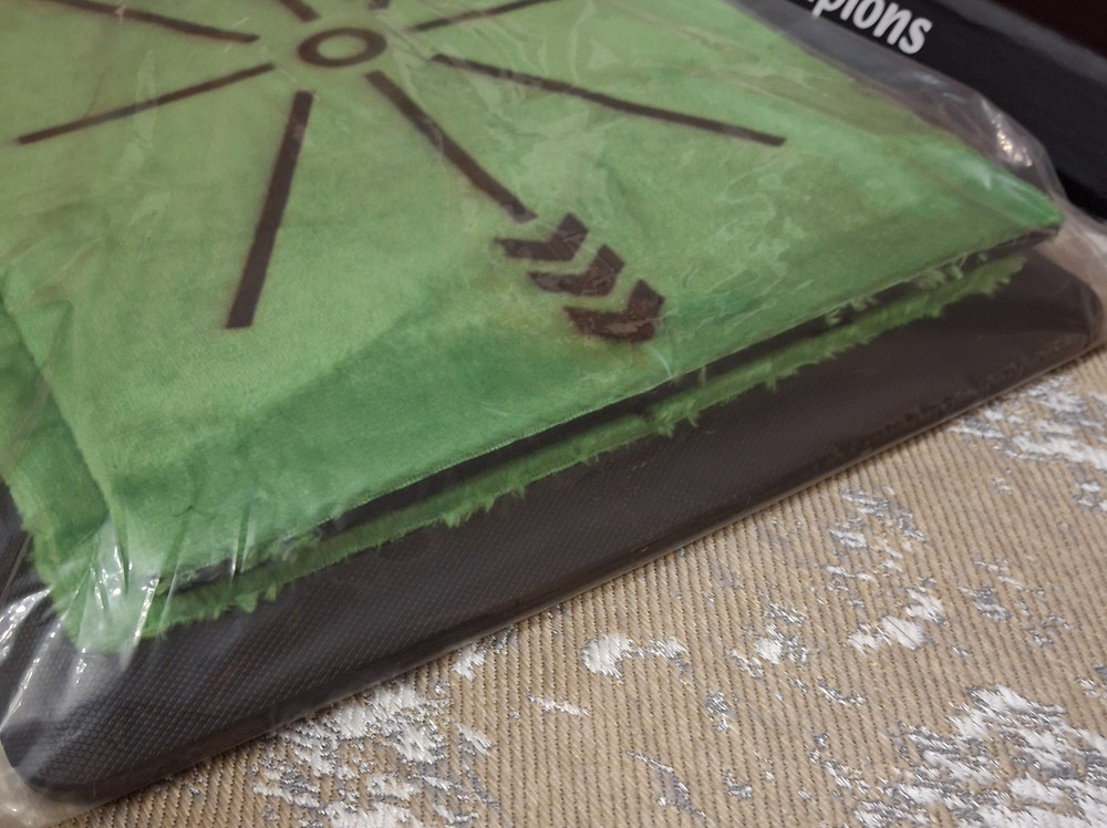 CaddieBear Golf Hitting Mat Portable Training Aid Golfing Swing Path Practice