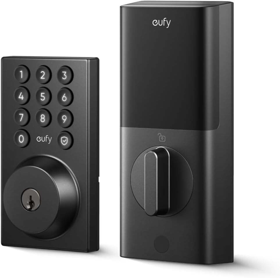 eufy Smart Lock C30+Door Lever Keyless Entry Door Lock WiFi Deadbolt App Control