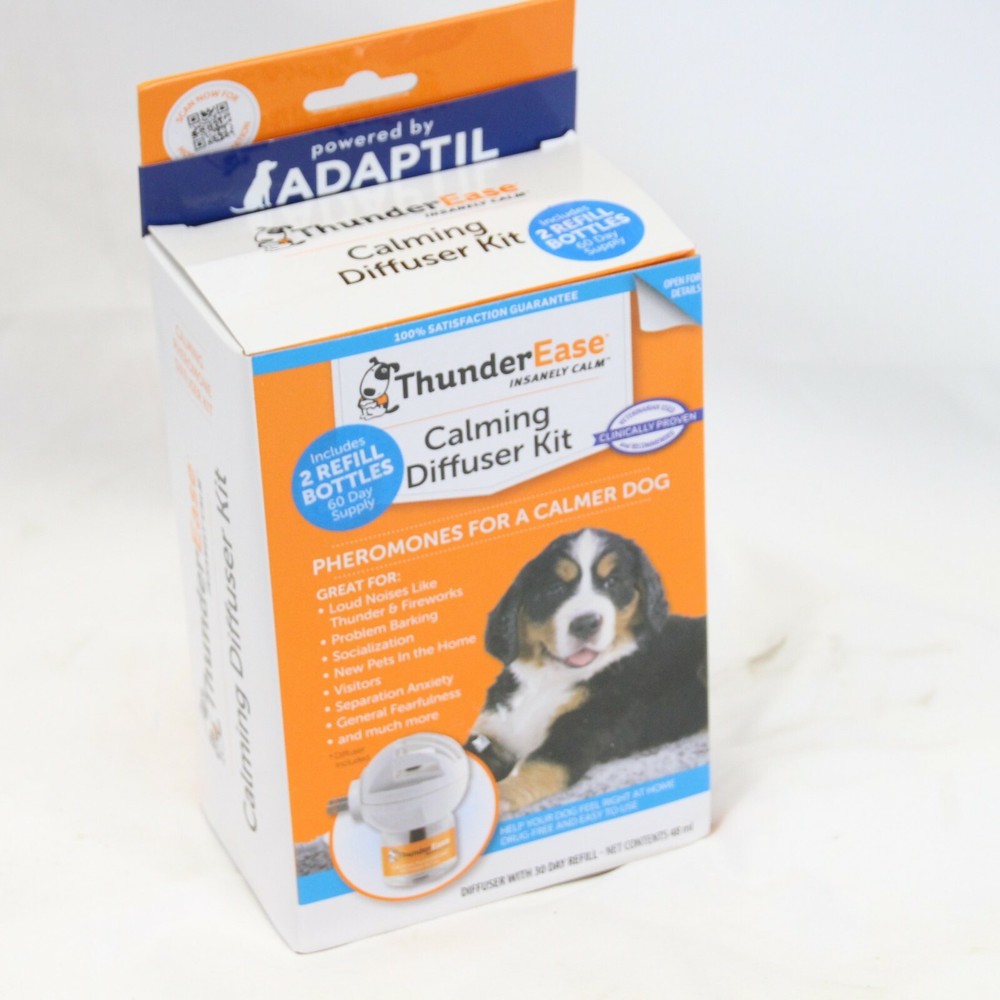 Thunder Ease Dog Calming Pheromone Diffuser Kit Thunder Cloud