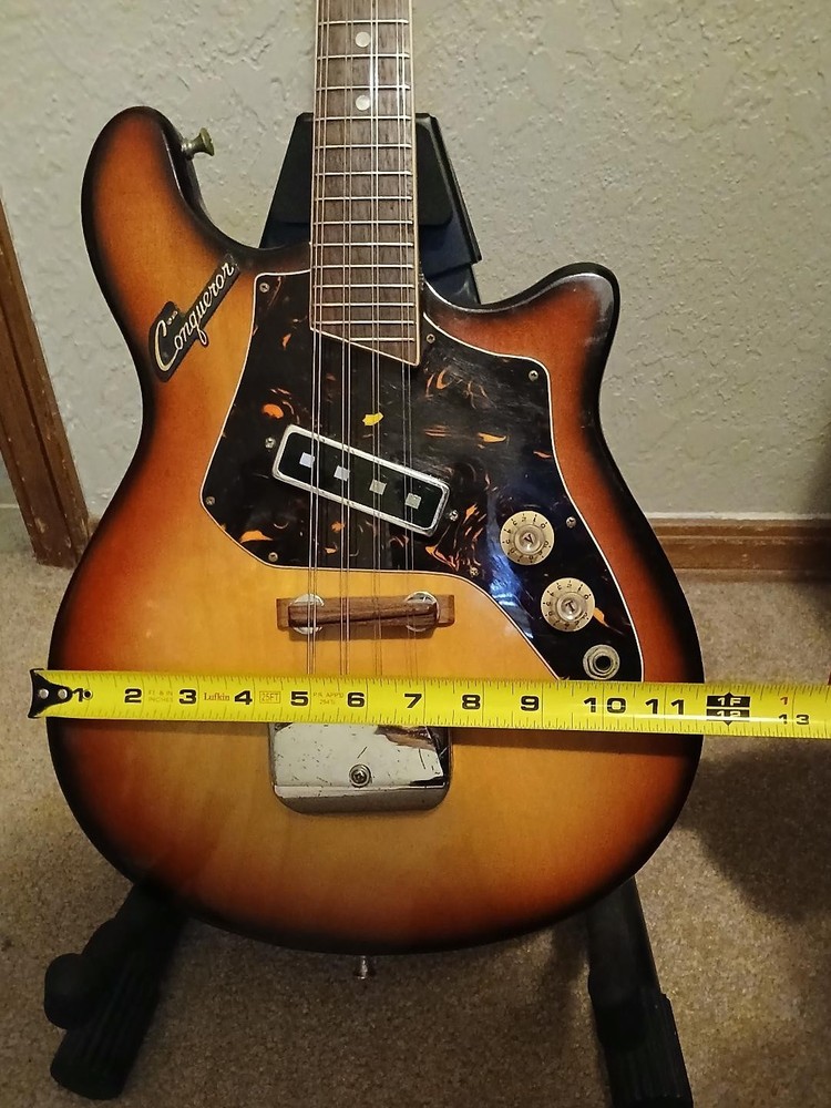 Rare! Vintage Bruno Conqueror Solid-Body 8-String Mandola-All Original-MIJ