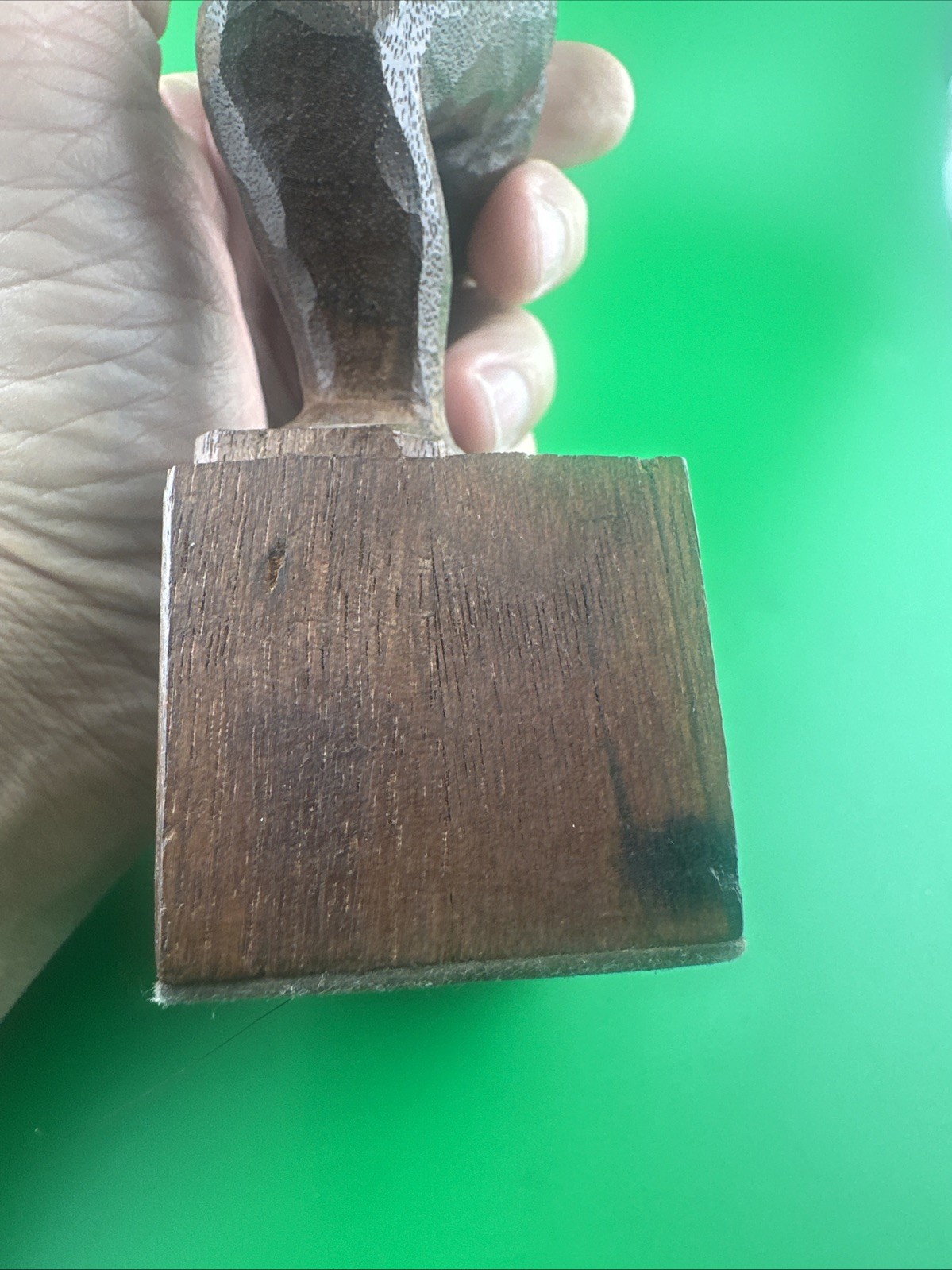 Amazing Hand Carved Vintage African Woman 10” Signed EF.F 68