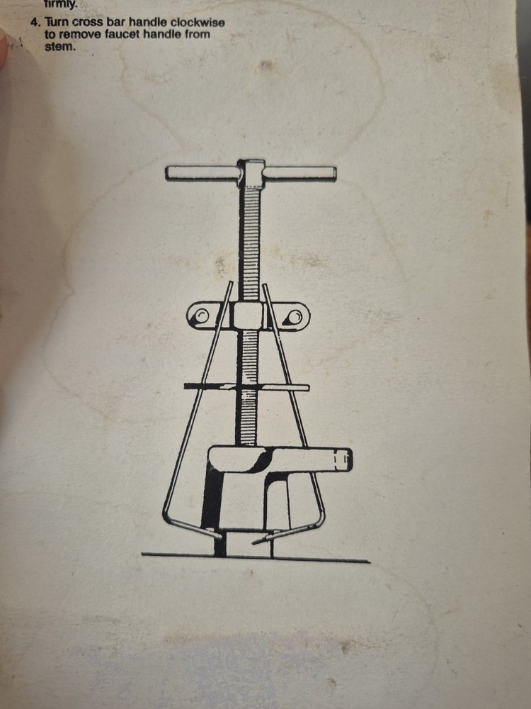 LDR Industries Faucet Stem Handle Puller Plumbing Tool NOS