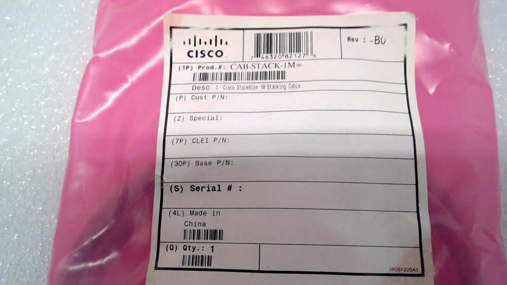 NEW Cisco CAB-STACK-1M StackWise Stacking Cable 1m 72-2633-01