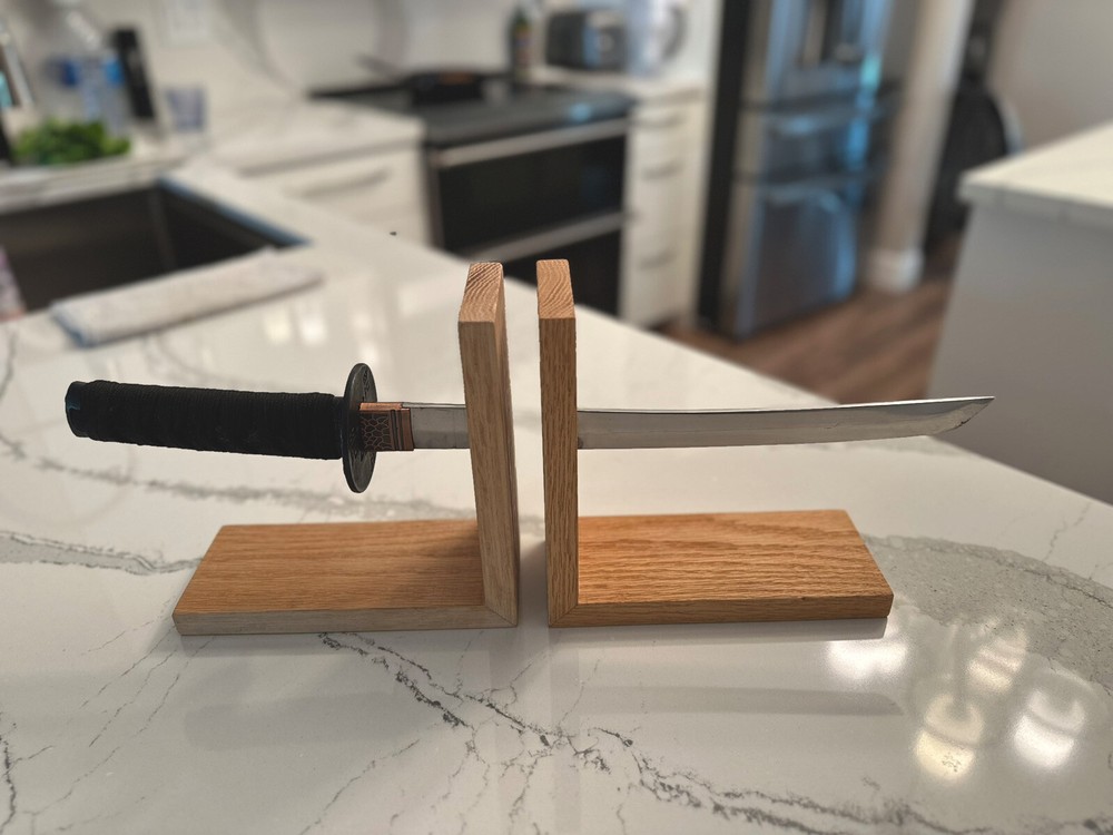 Unique Katana Book Holder Handmade