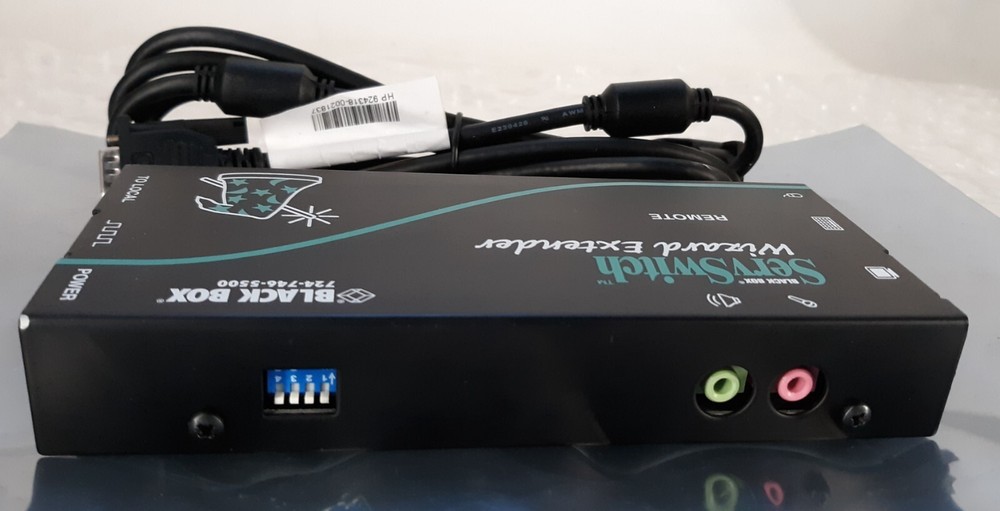 Black Box ServSwitch Wizard Extender Remote ACU5112A w/ VGA Cable