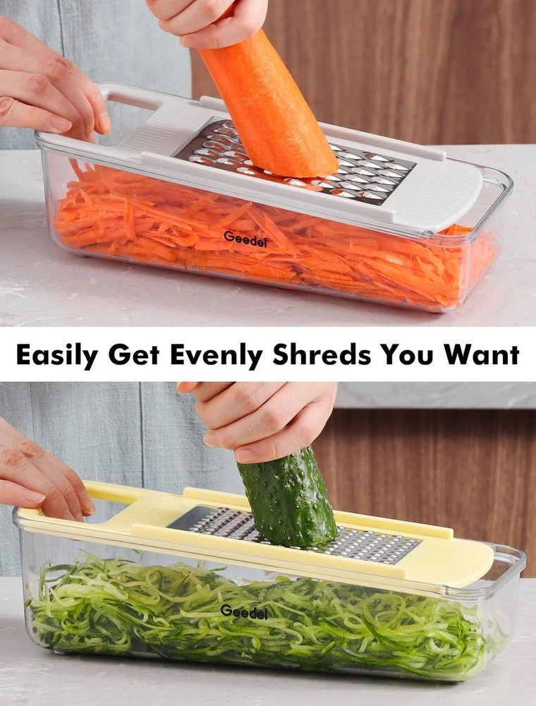 Professional Mandoline Slicer for Kitchen, Multi Purpose Vegetable Sli...