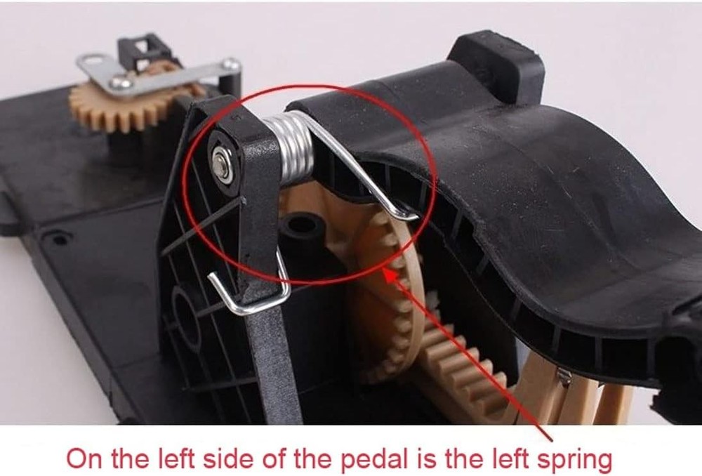 2 Pack Spin Mop Bucket Spring Replacement Right Left Side Rebound Silver