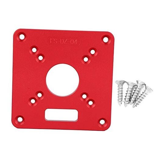 Router Table Insert Plate Aluminum Alloy 6061 Anodic Oxidation Engraving