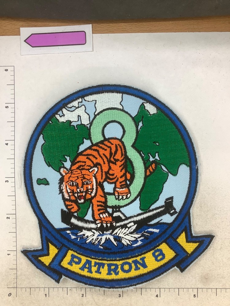 US NAVY PATRON 8  SQUADRON PATCH