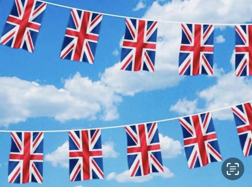 UNION JACK bunting 6M 🇬🇧 Fast Postage