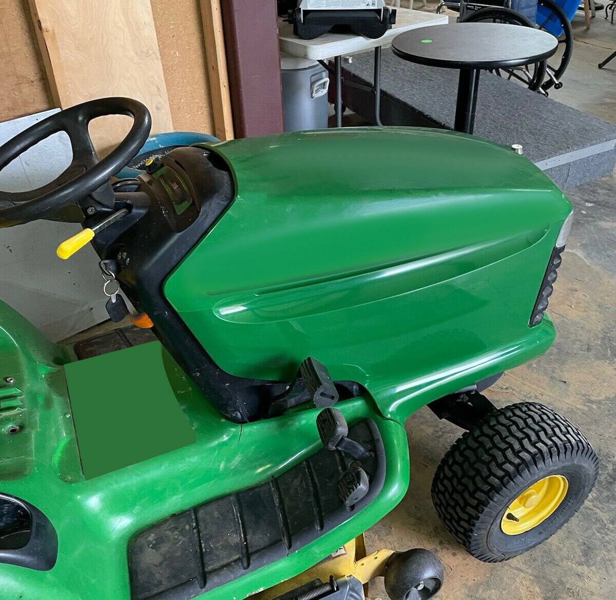 Green Upper And Lower Hood Fits John Deere For AM132530 AM131759 LT133 LT155