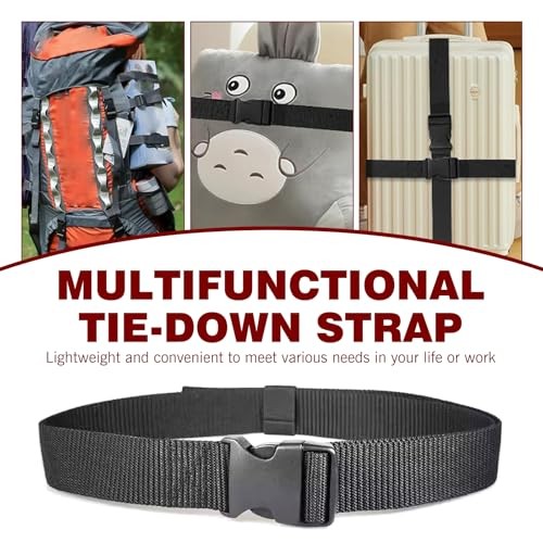 2 PCS Battery Tie Down Strap Hold Down Kit, Multi-functional Adjustable Nylon