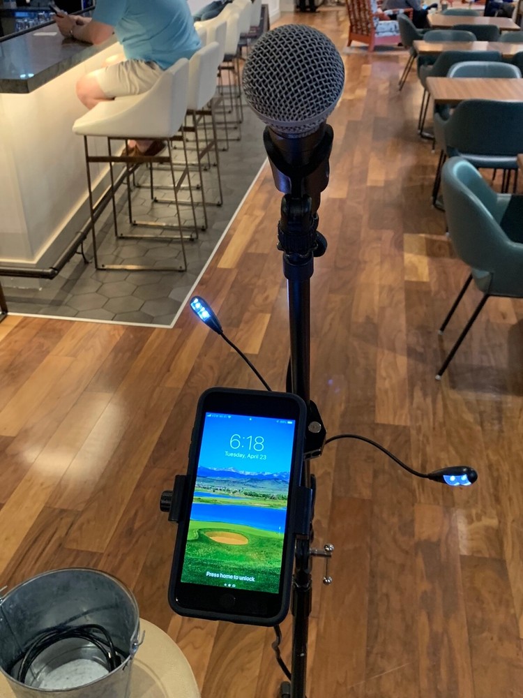 iPhone Microphone Mount/Holder