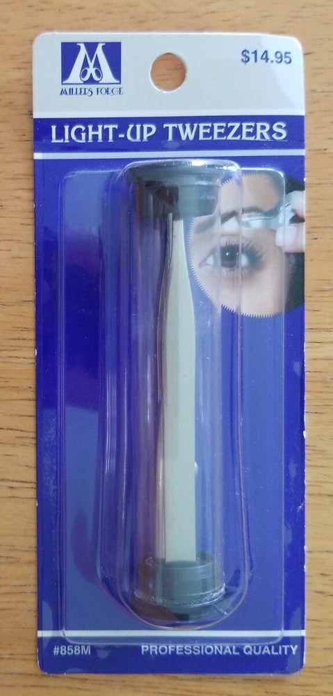 Miller's Forge Light Up Tweezers, #858M