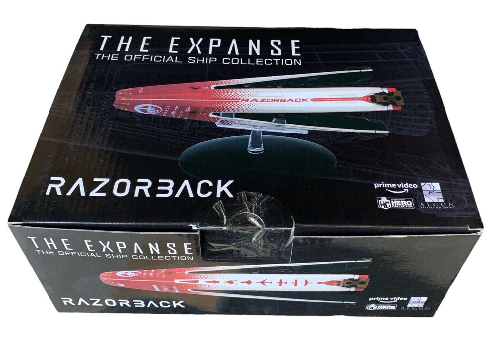 Expanse Razorback ship Eaglemoss hard to found new in box