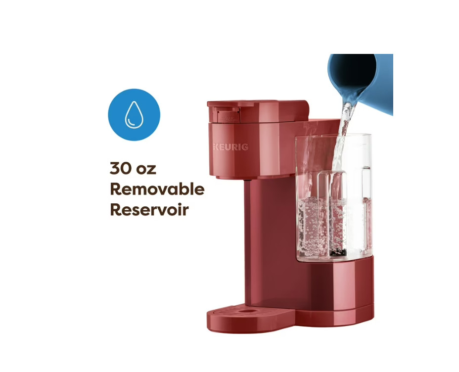 Keurig K-Express Essentials Red Single-Serve K-Cup Pod Coffee Maker