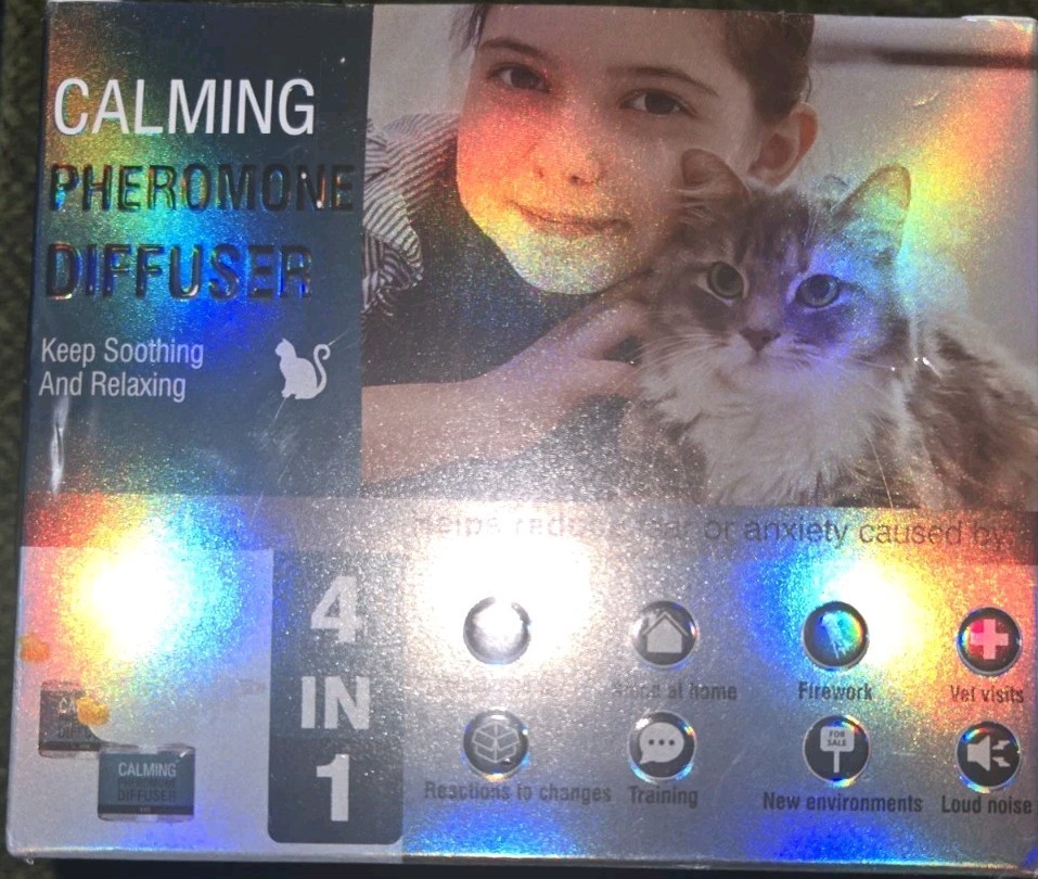 Cat Calming Diffuser 4 in 1 Multicat Calming Pheromones Diffusers Relief Stress