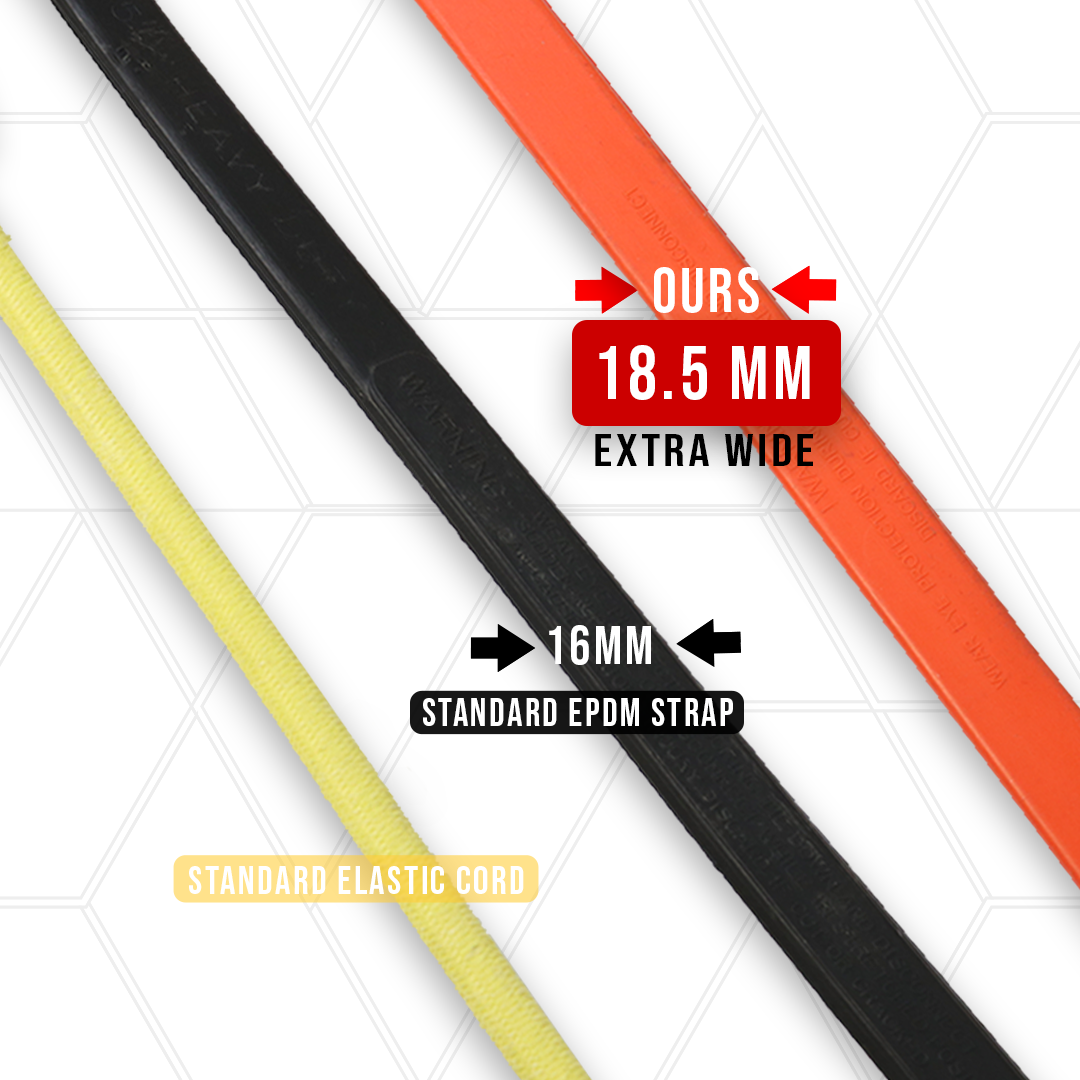 Boxer Assorted EPDM Tarp Strap Color - 10 Pack - 10" 15" 21" 31" 41" Heavy Duty