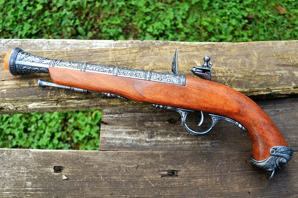 18th Century English Flintlock Blunderbuss - Pirate - Non-Firing Denix Replica