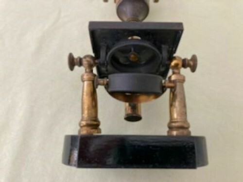 Double Pillar Hartnack Compound Microscope, circa 1875