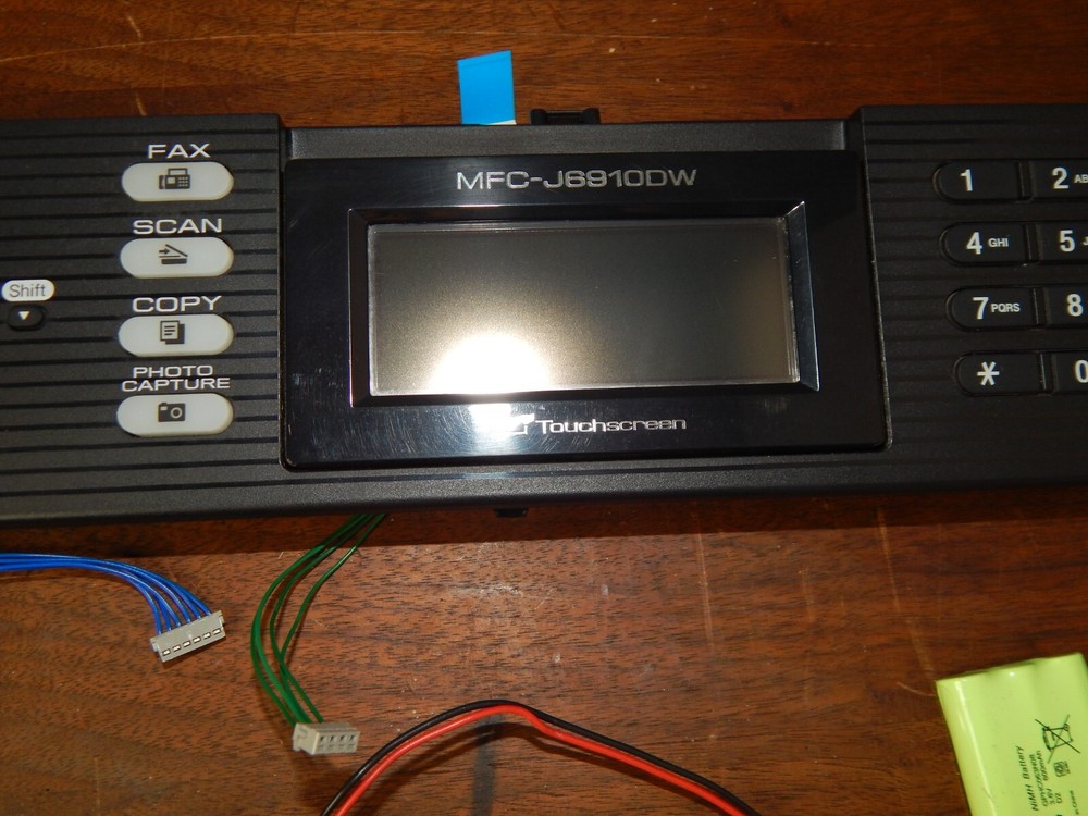 BROTHER MFC-J6910DW replacement part display panel with wiring harness