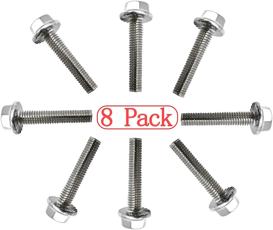 8 Pack Ignition Coil Mounting Screw Bolts Replace for 23750 W714507S437 W711062S