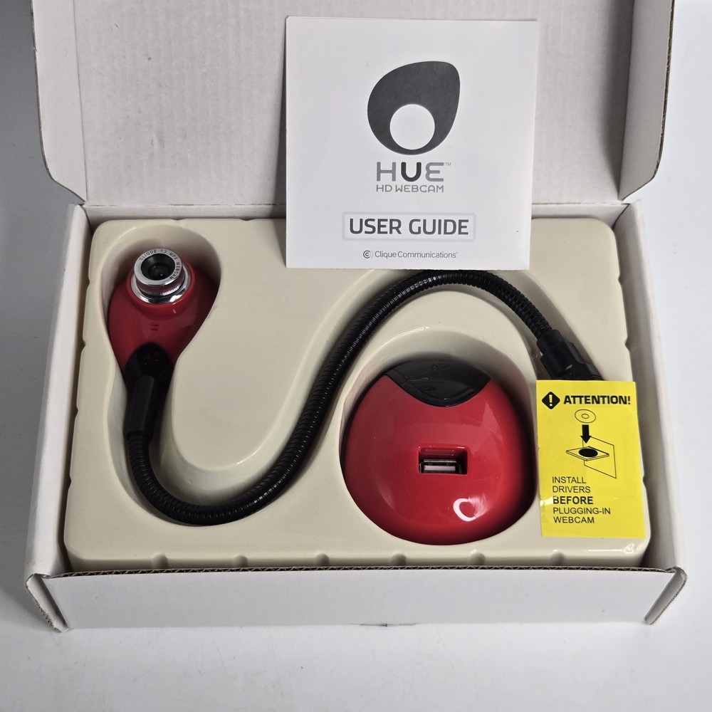 HUE HD Portable USB Camera (Red)