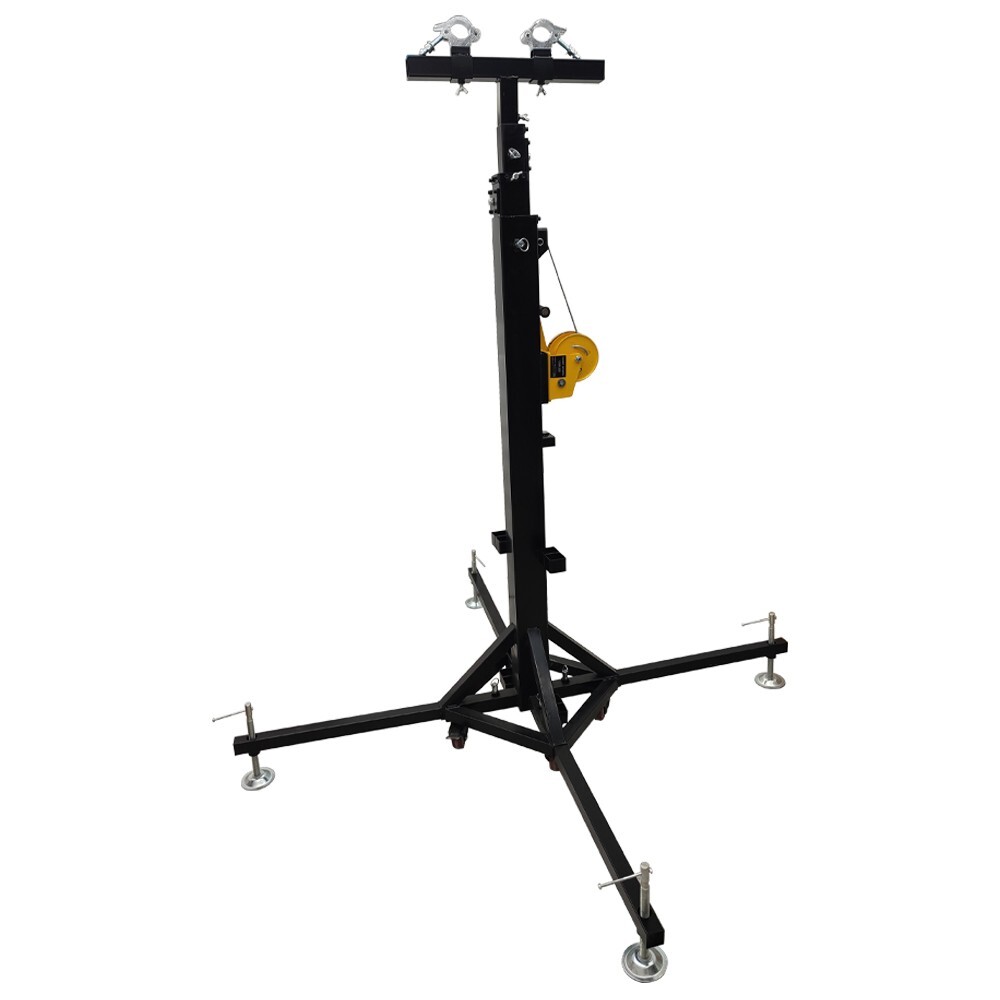 2pcs Lighting Crank Stand 19ft Triangle Stage Lighting Truss System 440lbs/pc