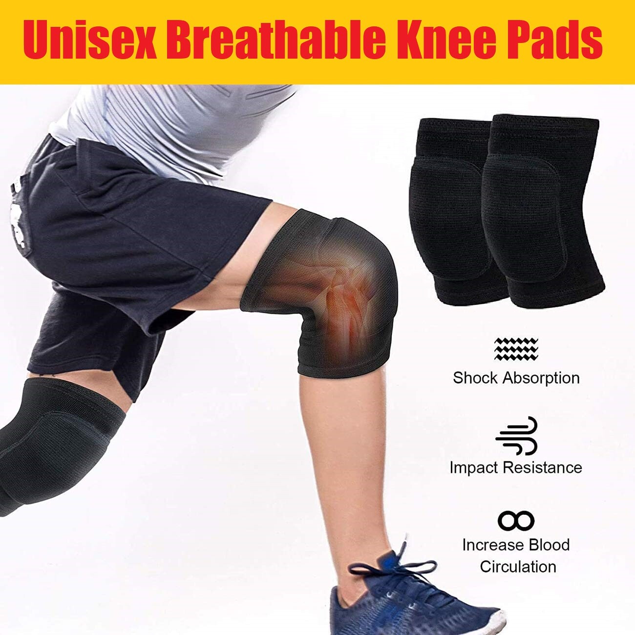 Knee Pads Knee Guards Soft Breathable Knee Pads for Men Women Kids Knees Protec