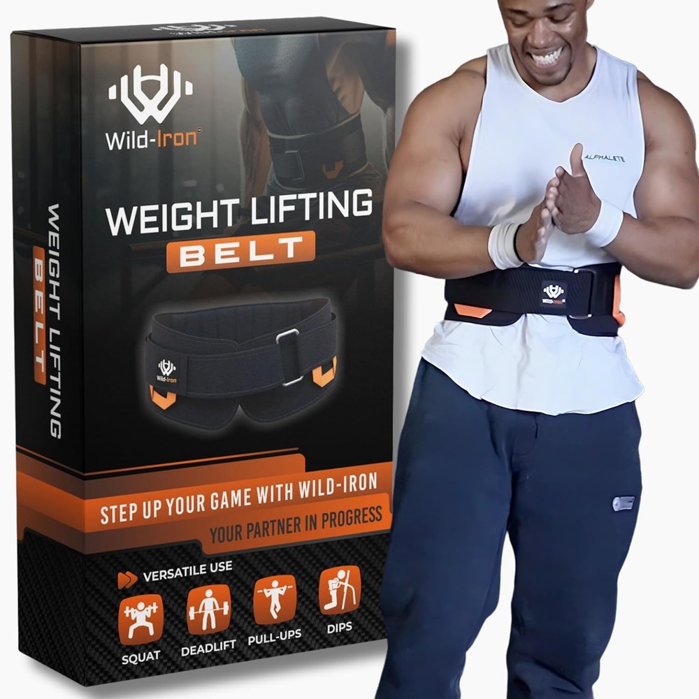 Weight lifting belt versatile for dips, squat, pull-ups, deadlift. New closure