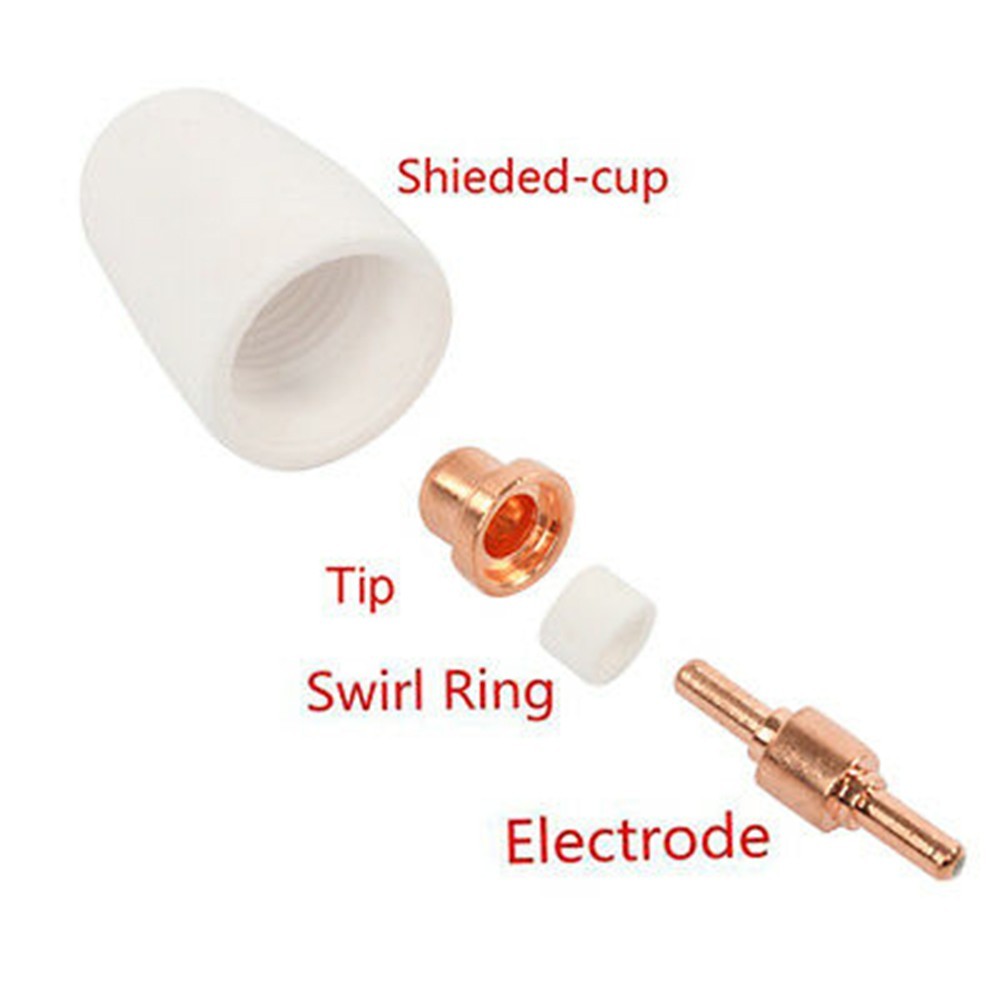 PT31 Plasma Kit Electrode Nozzle Torch Maintenance Electrode Replacement
