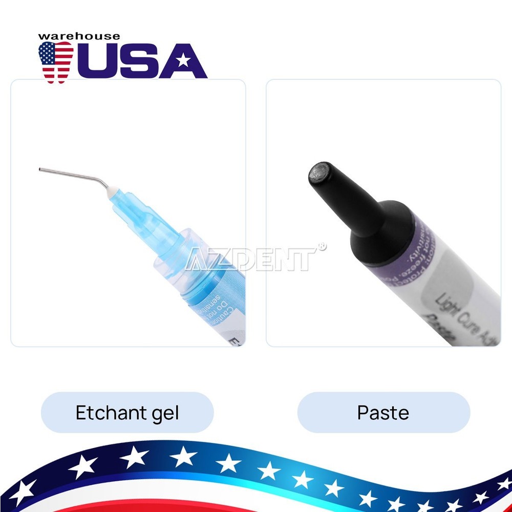 Dental orthodontic bonding Bracket Light cure adhesive direct bonding system