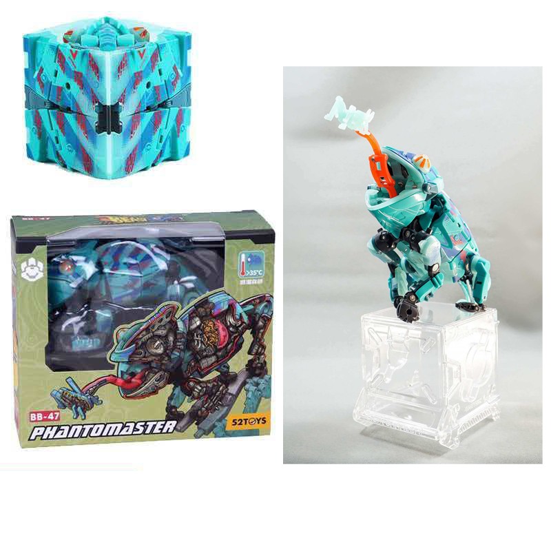 52TOYS BEASTBOX BB-47 PHANTOMASTER Magic Chameleon Figure Decompression Toy Cube