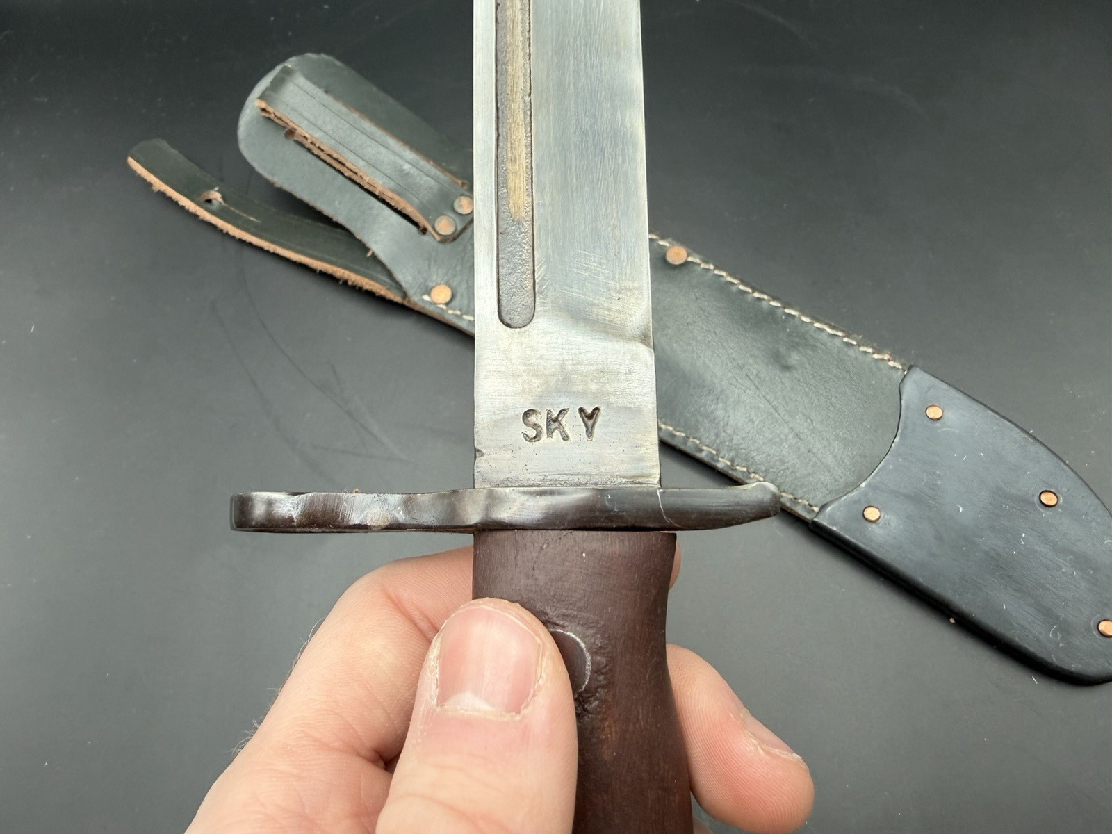 WWII WW2 Style Finnish M39 Mosin Nagant Reproduction Bayonet w/ Sheath!