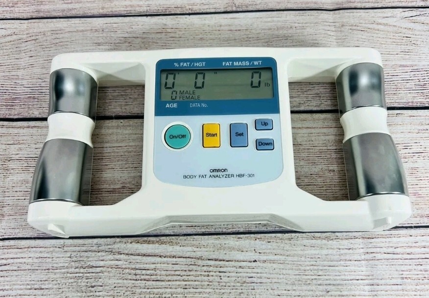 OMRON Body Logic Body Fat Analyzer Model HBF-301 Portable Handheld