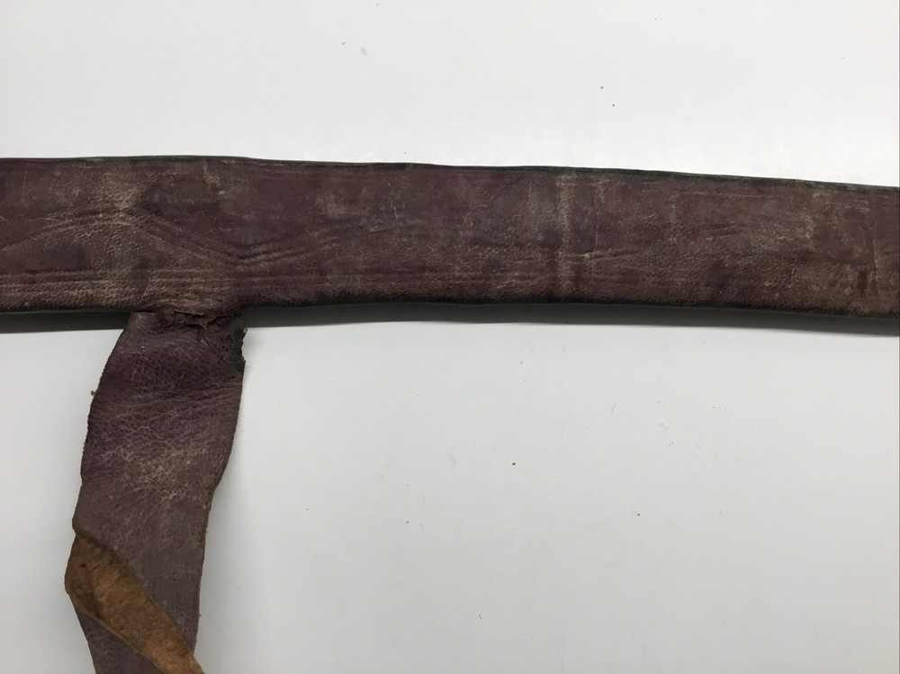 African Long Knife Sheath 19” Thin, Stiff Leather