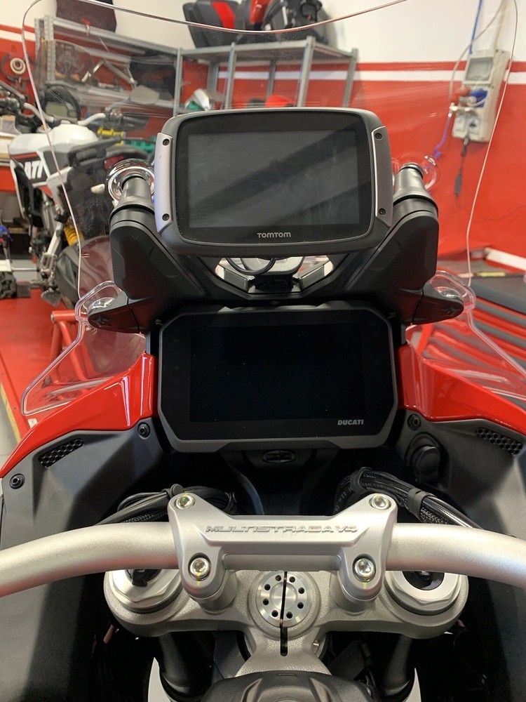 Ducati Multistrada V4 Bracket Holder Garmin TomTom CNC Ship Navigator Mount
