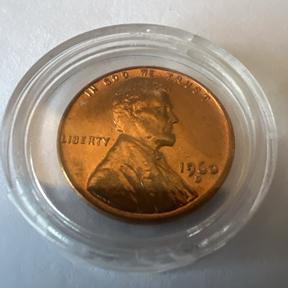 1960 lincoln cent Philly MS UC Red Sharp FG Error.