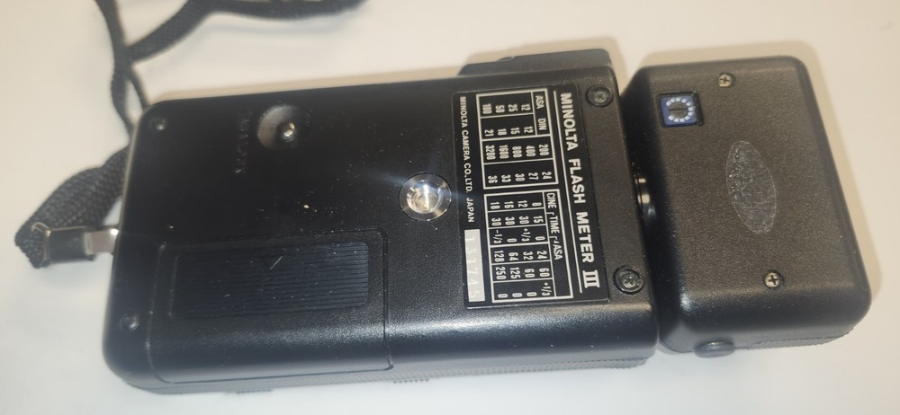 Minolta Flash Meter III light meter + CASE - TESTED - WORKS