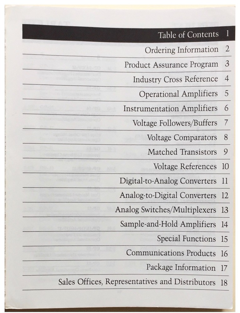 PMI - 1986/1987 Linear and Conversion Products Data Book