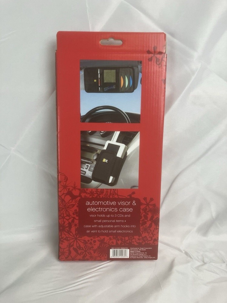 Car Sun Visor Organizer & CD Holder & Electronics Case Target Brand New