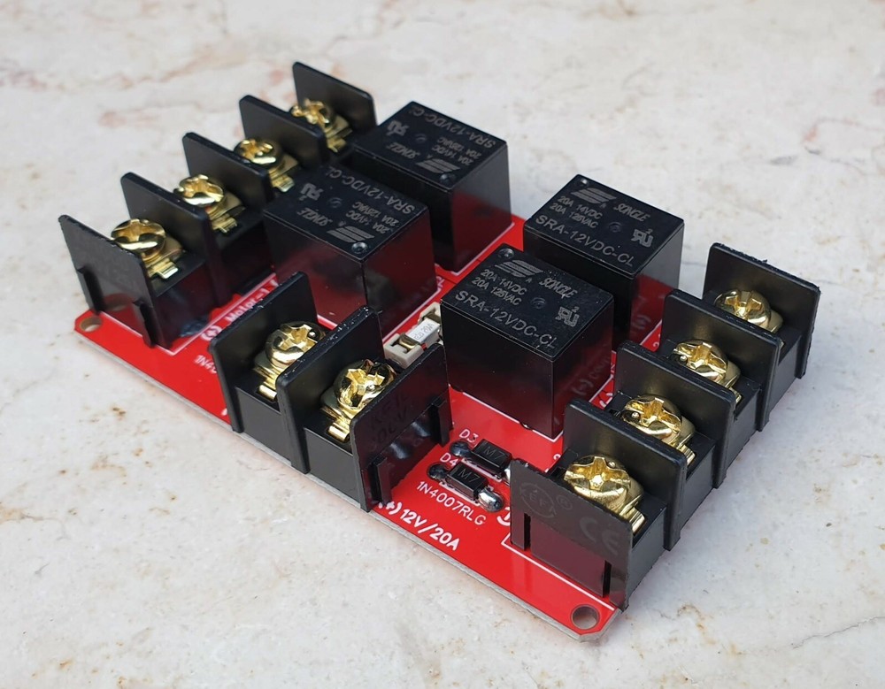 12V 20A Dual Channel Relay Module Solar PV Panel Sun Tracking Control Board DIY