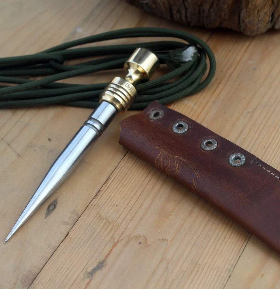 Marlin Spike Multifunctional EDC Brass Paracord Tool, Essential Tool