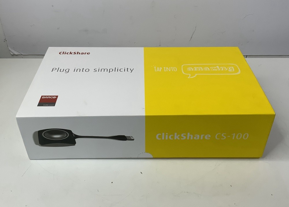 BARCO ClickShare CS‑100 Wireless Presentation System with BOX – R9861510