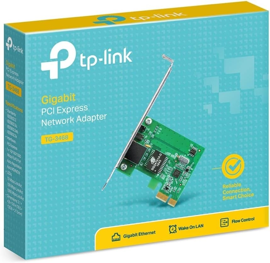 Versatile PCIe Network Adapter for High-Speed Internet - Compatible with Windows