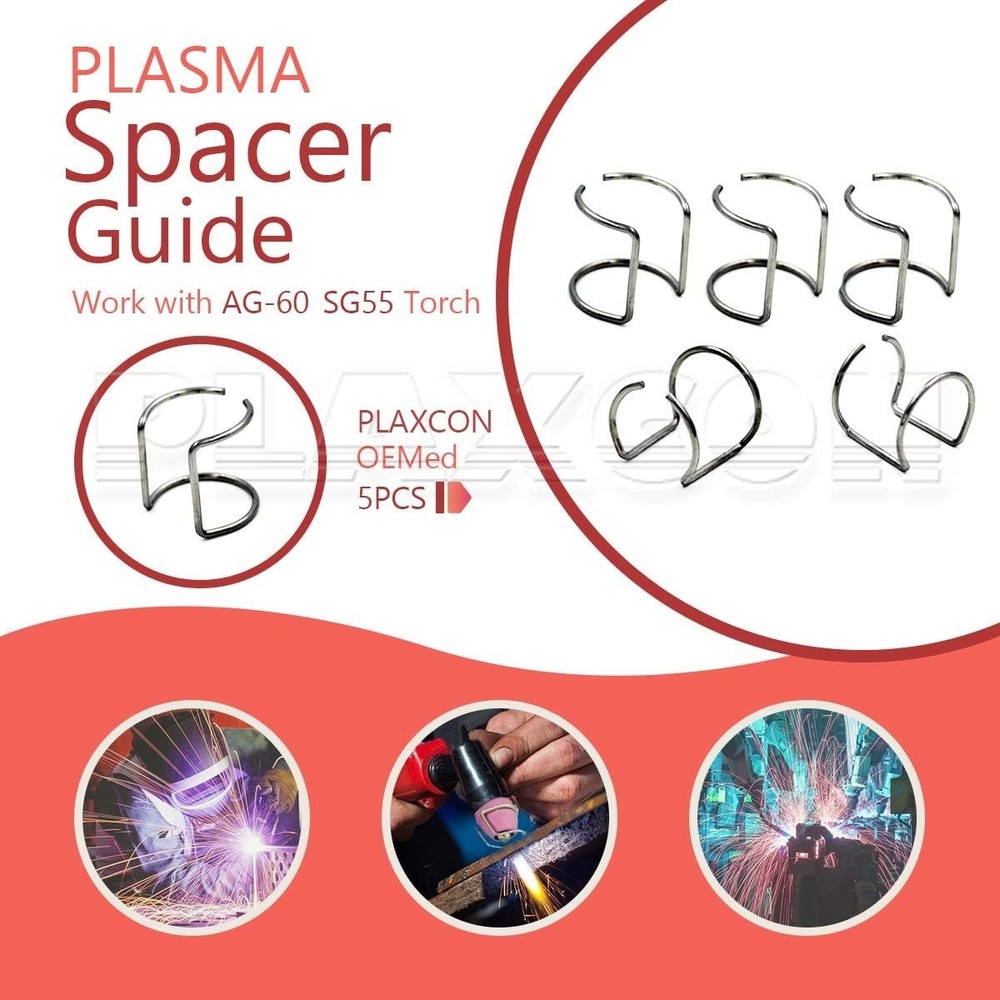 AG60 Metal Spacer Guide for Plasma Cutting Torch - Efficient Replacement Part